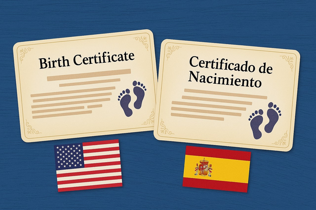 Translate Birth Certificate from Spanish to English